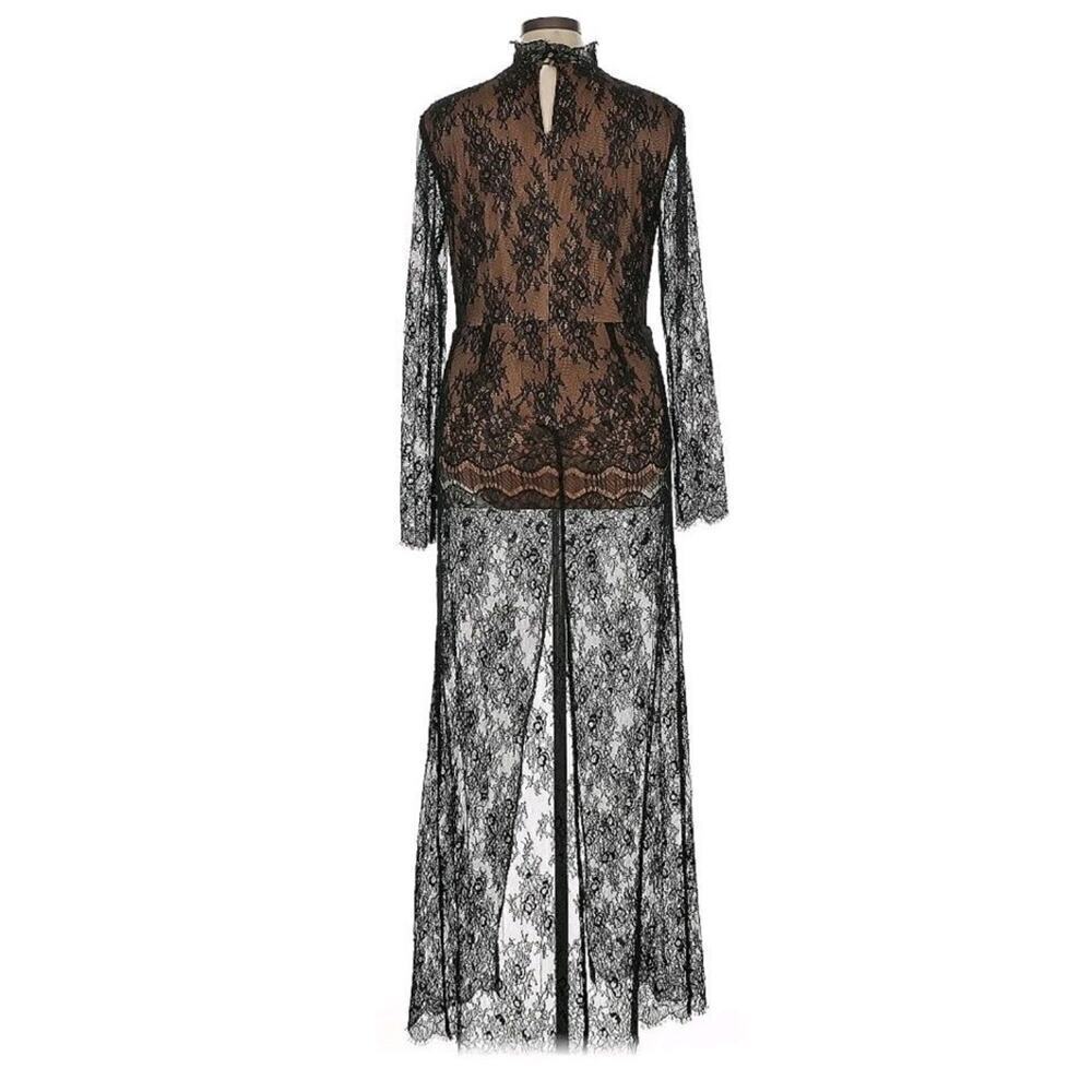 Majorelle Revolve CALISTO Black Nude Lace Body Jumpsuit XL ASO KELLIE BARRETT - Picture 7 of 13